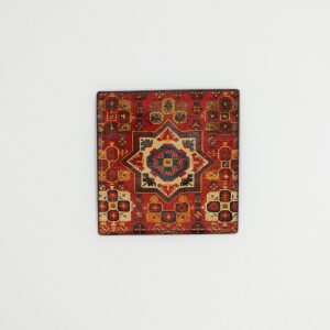 Halı Magnet: Dört Sekizgenli Gül Halısı