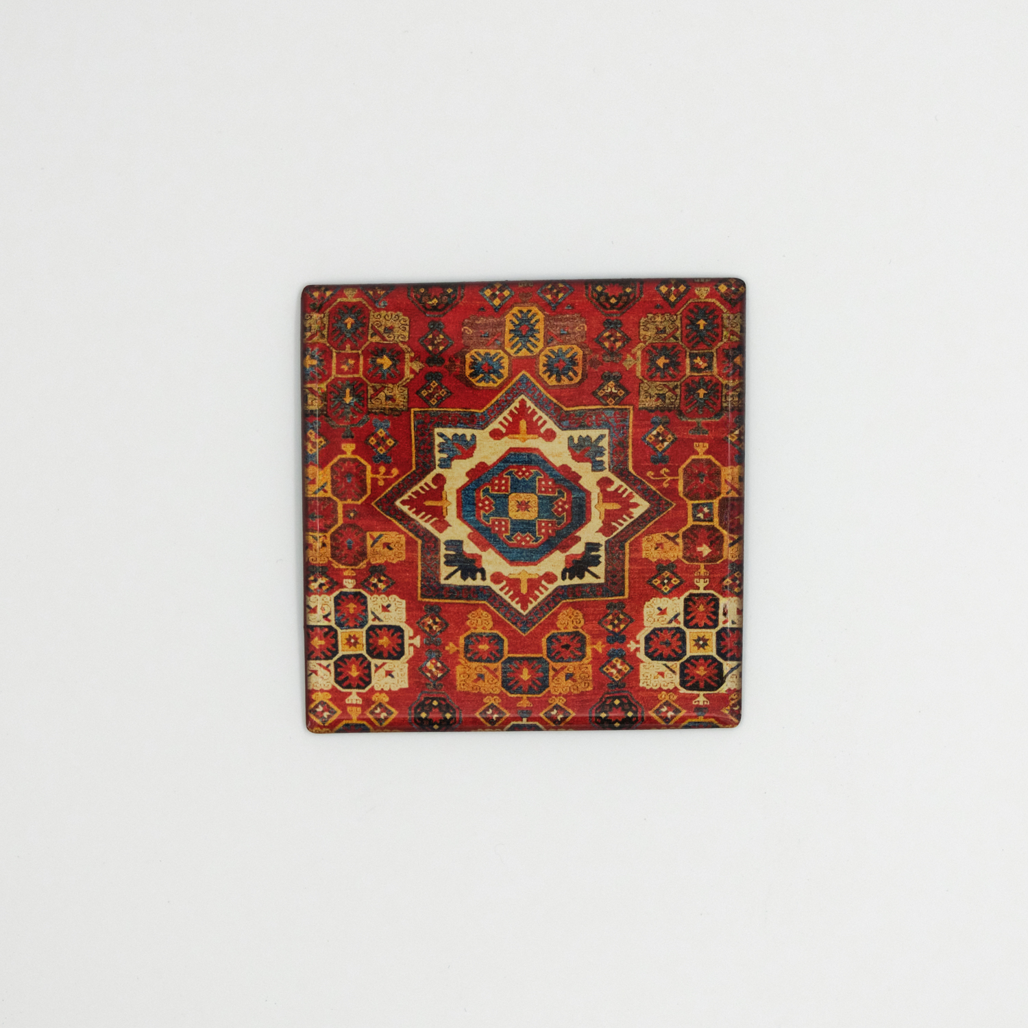 Halı Magnet: Dört Sekizgenli Gül Halısı